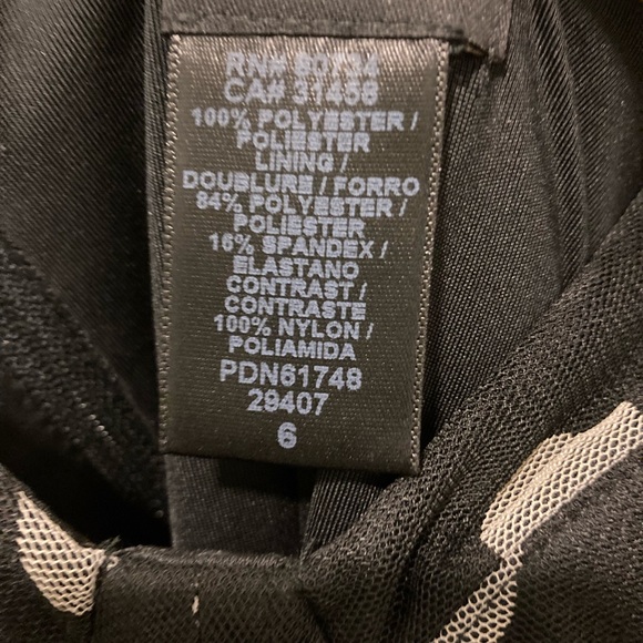 Beautiful BCBG Max Azria Polkadot Dress Size 6 Retro Rockabilly Style - Picture 3 of 6